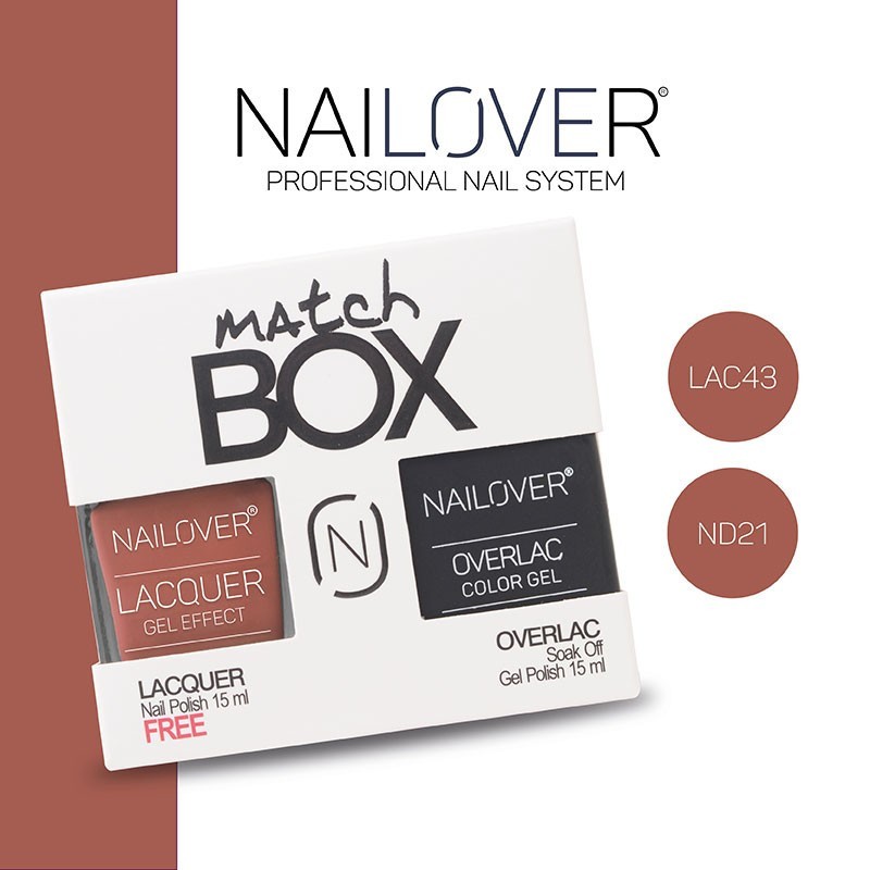  MATCH BOX - LAC43 + OVERLAC  ND21