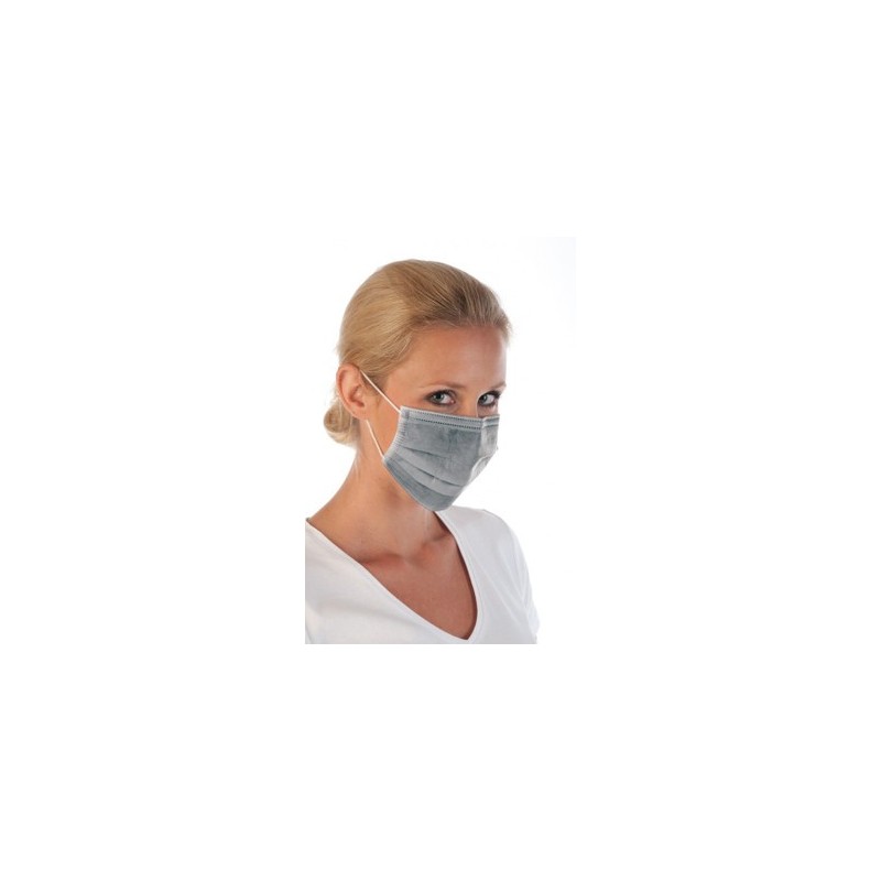 Mundschutz mit Aktivkohle-Filter - Maske 50 Stk / Box