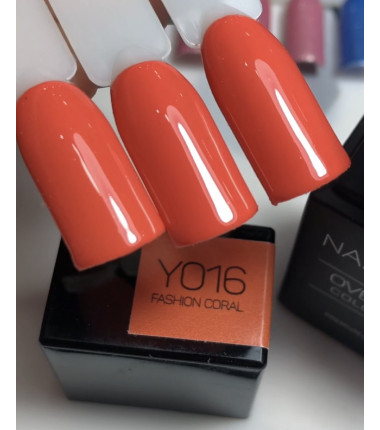 OVERLAC gel soak off - YO16 Fashion Coral- 15 ml