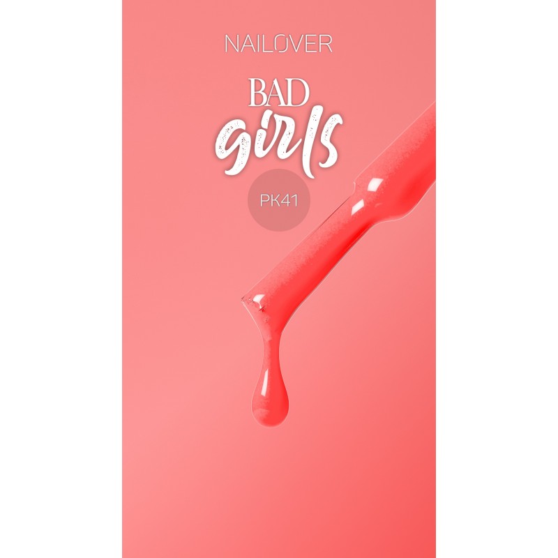 OVERLAC gel soak off - PK41 - BAD GIRLS - 15 ml