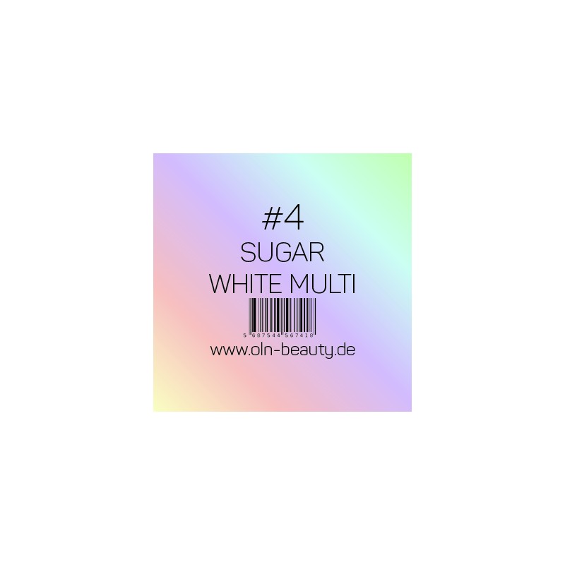 4 - Sugar White Multi