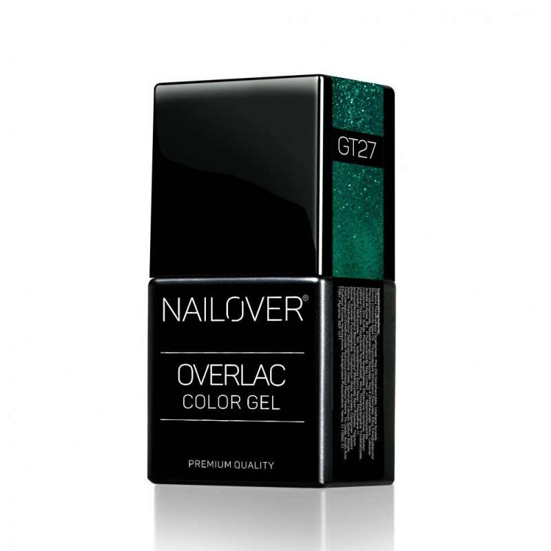 OVERLAC gel soak off - GT27 - Glitter Lovers - 8 ml