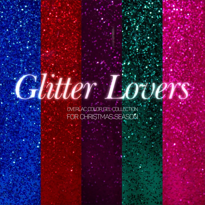 Kit Overlac Glitter Lovers Collection 4+1 Gratis