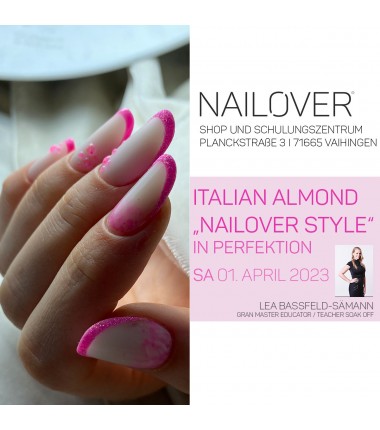01.04.2023 Italian Almond "Nailover Mandel" in Perfektion mit Lea Bassfeld-Sämann