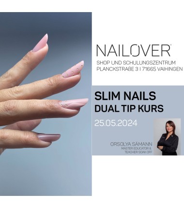 31.5.2024 Dual Tip - Slim & Almond Nails Kurs mit Orsolya Sämann ( inkl. Tipbox )