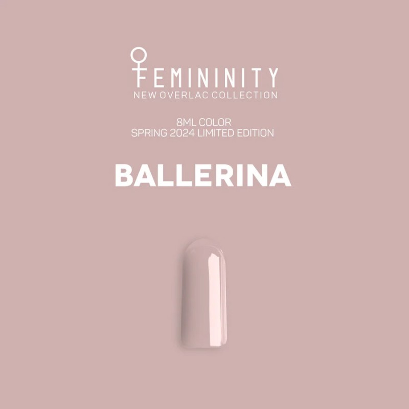 OVERLAC gel soak off - Ballerina Pearly Femininity- 8 ml